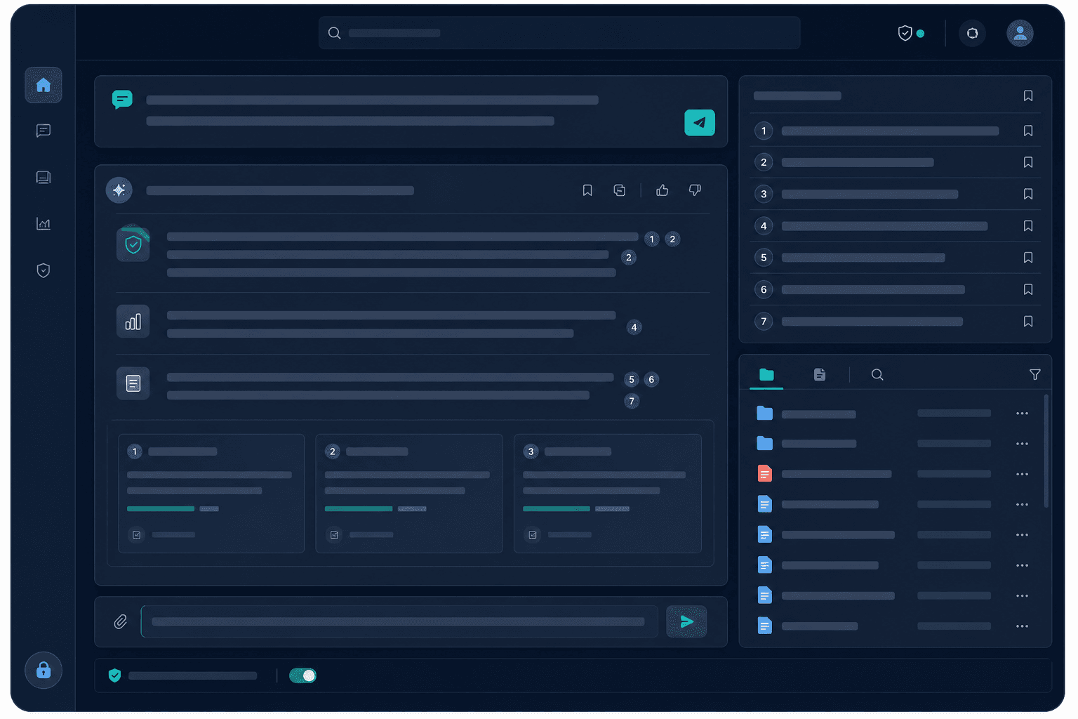 Meridian Health product interface